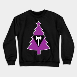 Christmas Tree LGBT Flag Labrys Lesbians Crewneck Sweatshirt